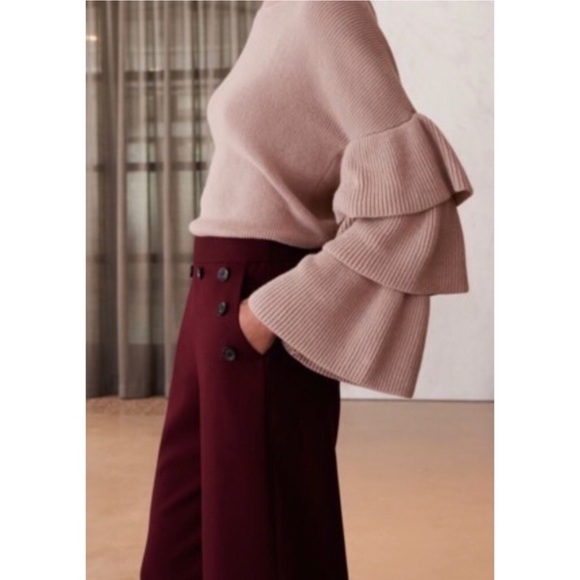 Halogen Sweaters - Halogen • blush pink sweater, three tiered sleeves